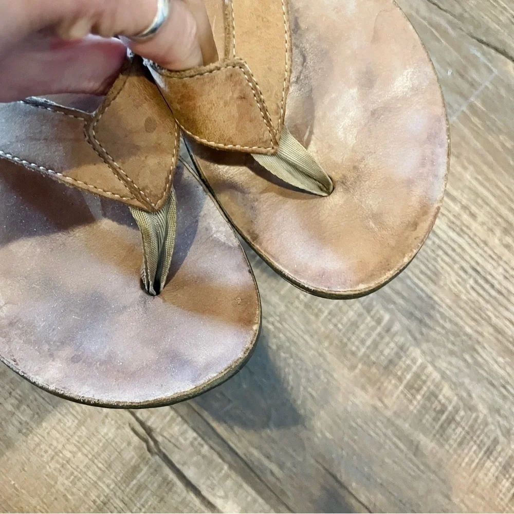 3/$20 Chaco Classic Leather Flip Flops